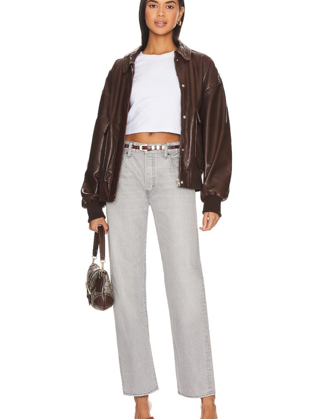 NWT‎ Moussy Vintage Panaca Straight Jeans Light Black Made in Japan Size 28